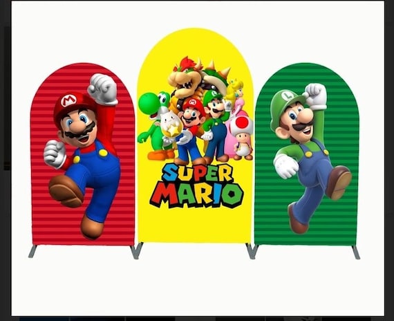 Buy Mario Bross Chiara Covers, Stands Backdrop, Party Props