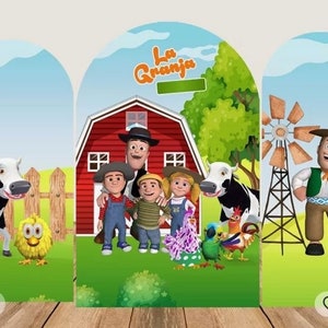 Granja de Zenon backdrop Covers, Polyester Props