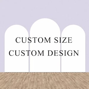 Custom Arch covers, Arches Backdrop Cover, Birthdays party Backdrop, customized any colors, polyester double print