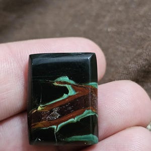 Petrified opalized wood cabochon for jewelry making,multicolour jasper gemstone,24x18x6mm