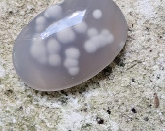 Indonesian Scenic Agate Cabochon – Unique Natural Pattern for Jewelry or Collection,29x19x9mm