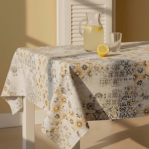 Vintage Ethnic Patterned Tablecloth, Table Cloth, Picnic Mat