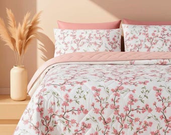 Colcha doble de piqué acolchada de algodón Sakura