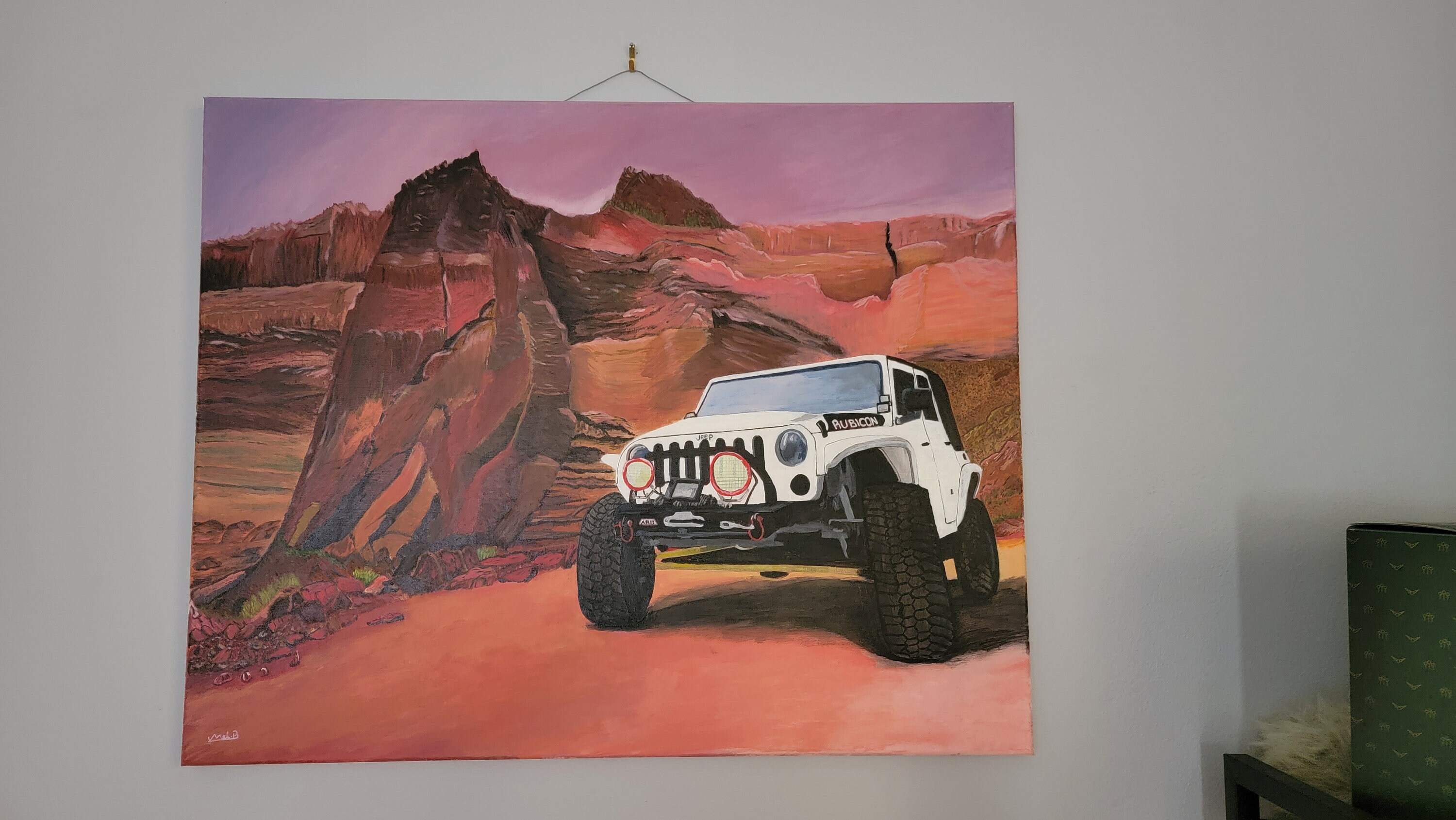 Custom Jeep Painting Etsy