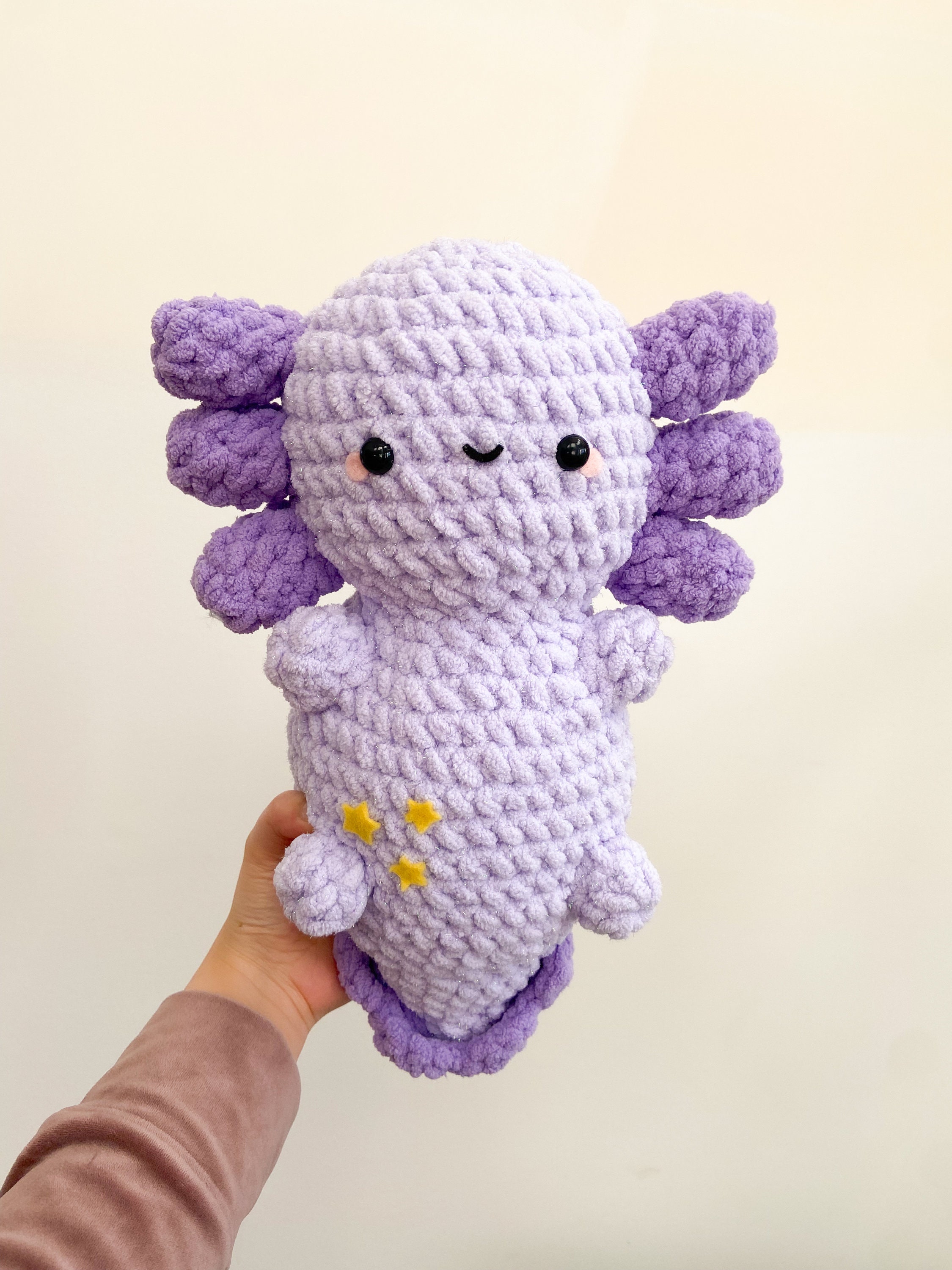 Lottie the Axolotl Crochet Kit Crochet Animals Kit Amigurumi Kit