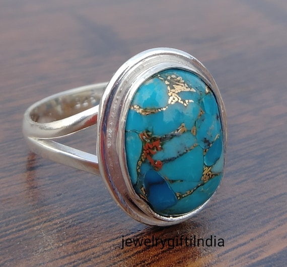 GALAXY ASTRO Stone Turquoise Silver Plated Ring Price in India - Buy GALAXY  ASTRO Stone Turquoise Silver Plated Ring Online at Best Prices in India |  Flipkart.com