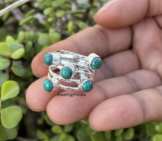 925 Sterling Silver Ring / Turquoise / Designer Ring
