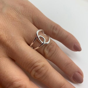 Hammered Sterling Silver Band Ring - Handmade 12mm Wide