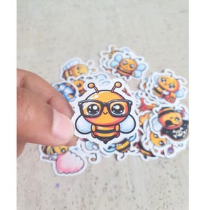 Biene Sticker - 35 lustige Sticker von Bienen