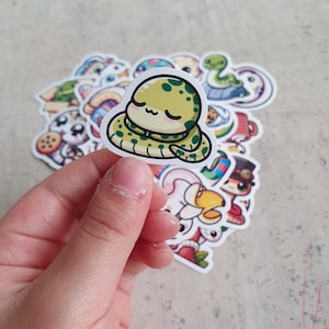 Schlangen Sticker - 35 lustige Sticker von Schlangen