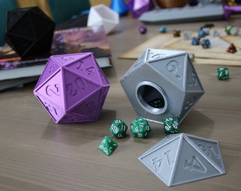 D20 Dice Holder / Dungeons And Dragons  / D&D Gift / Christmas Gift