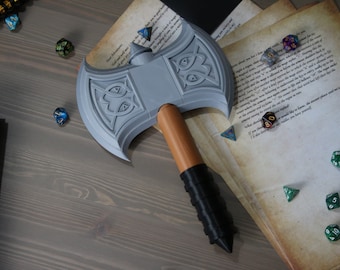 Battle Axe Dice Holder / Dice Tower / 3D Printed DnD / Dice Bag / Dungeons And Dragons  / D&D Gift / Christmas Gift