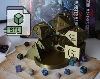 Dice Dice Tower STL / Dice Tower / Digitial Download / Dungeons And Dragons  / D&D Gift / Christmas Gift