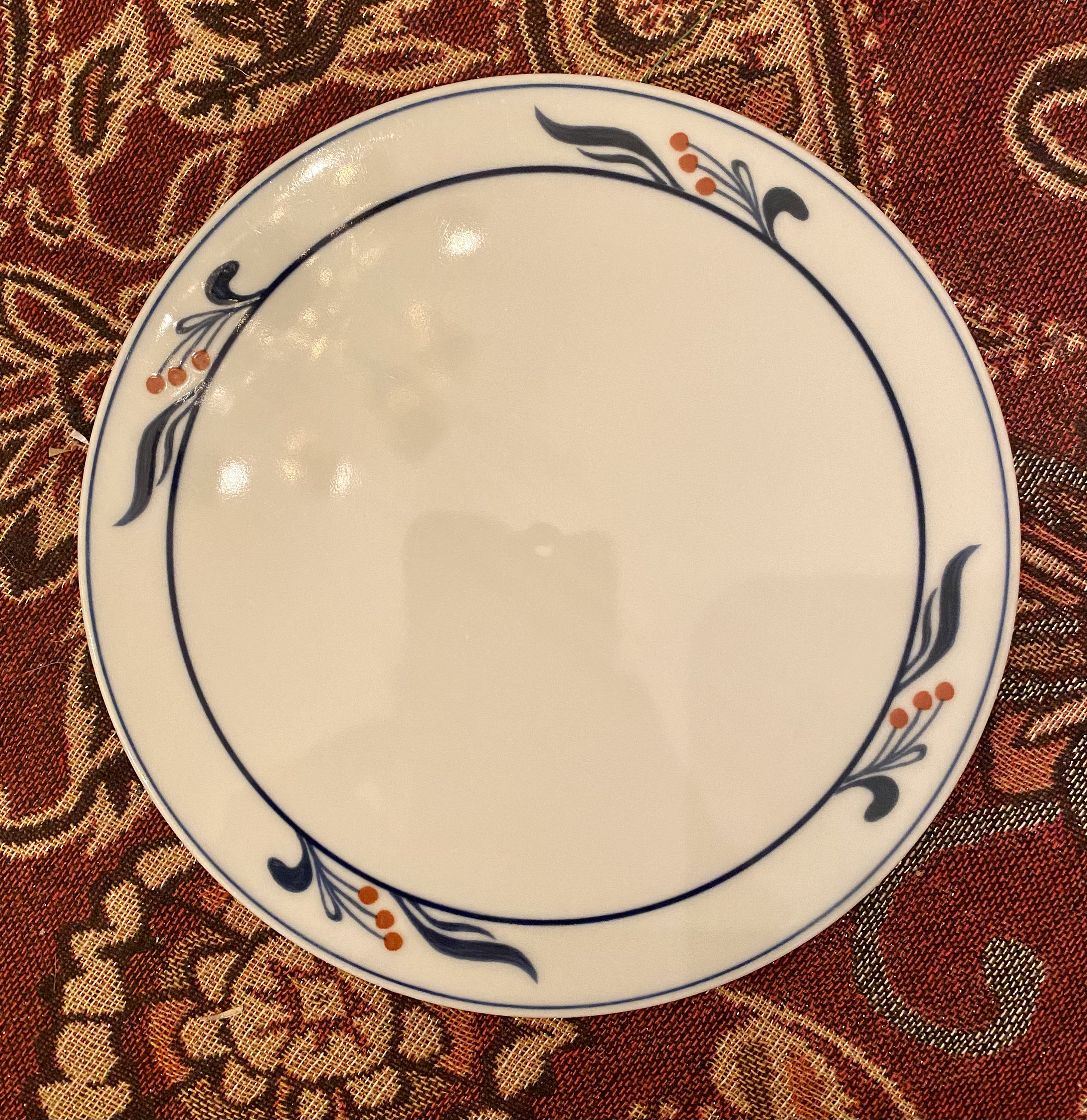 Dansk Ceylon 1 Salad 3 Saucers Japan; Previously loved no chips or scratches