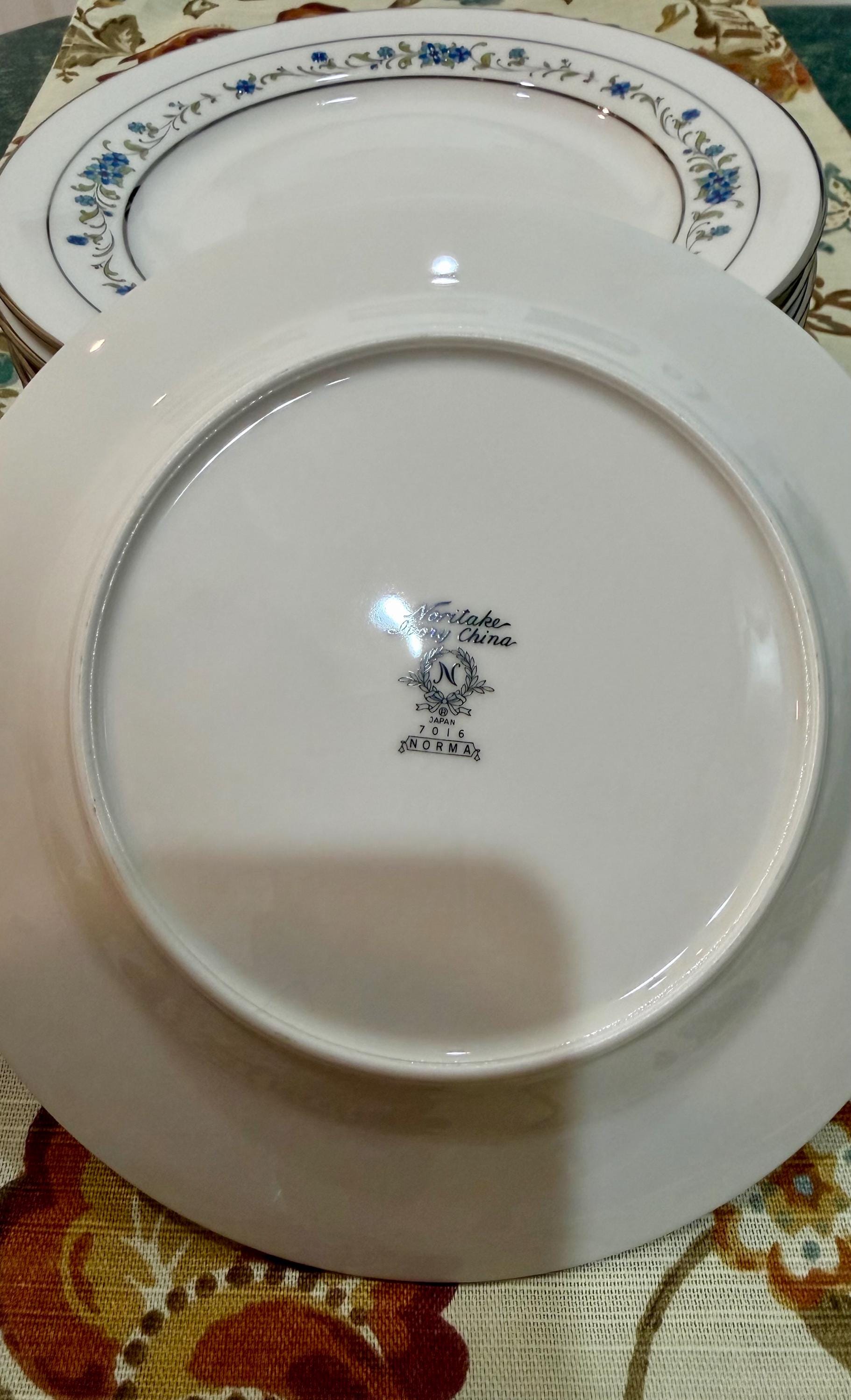 Set-of-4 Vintage Noritake Norma Salad Plates - Etsy