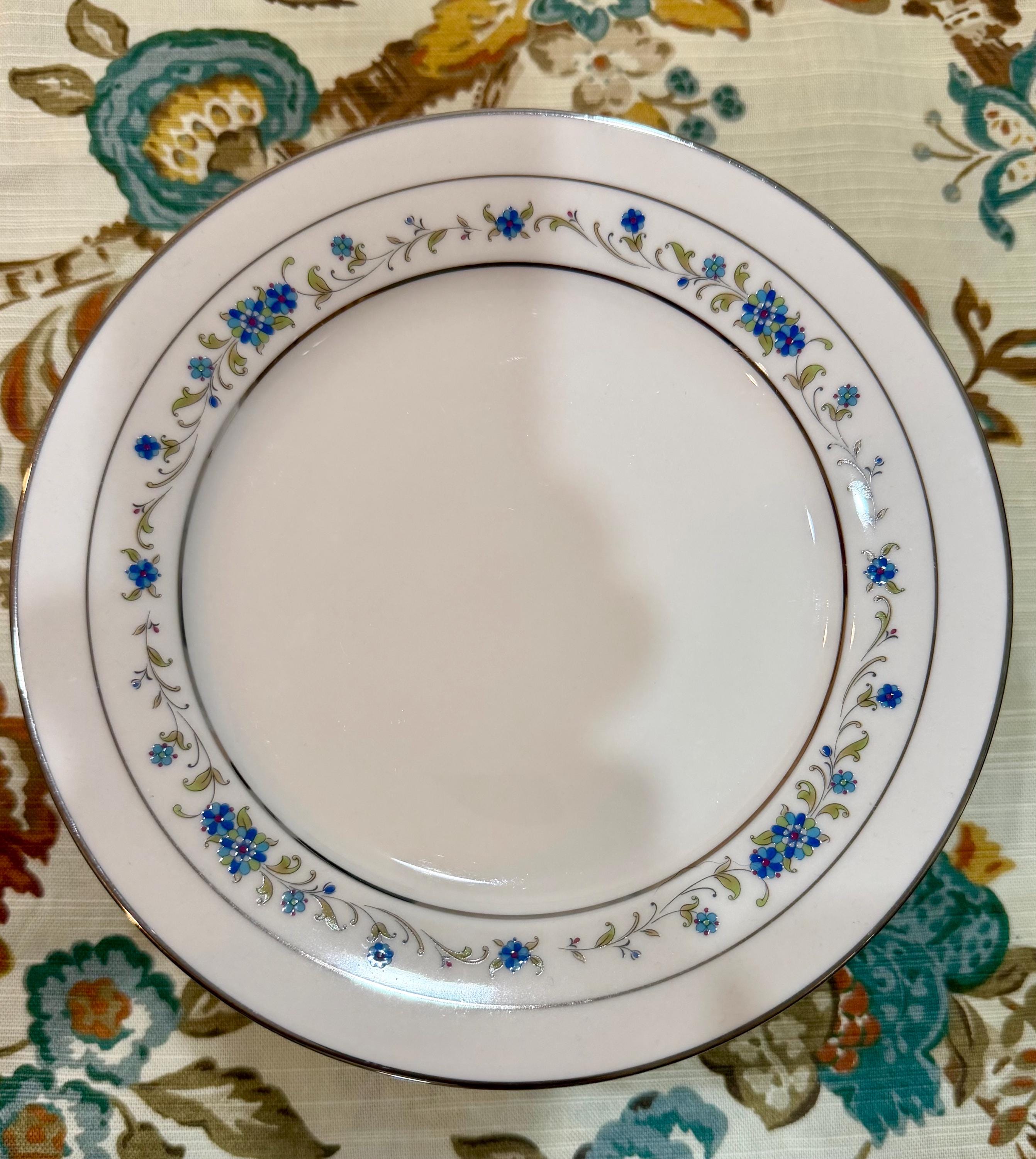 Noritake Patrice 花柄皿 １１枚 Set-of-4 Vintage Noritake Norma Salad Plates - Etsy