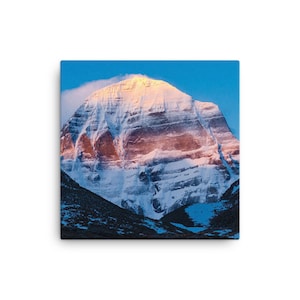 Kailash Canvas | Mystical Mountain Wall Art | Spiritual Home Decor