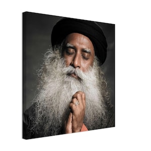 Sadhguru - ‘Love’, Canvas, Isha Yoga, Sadhguru Wall Art, Sadhguru Picture, Multiple Sizes