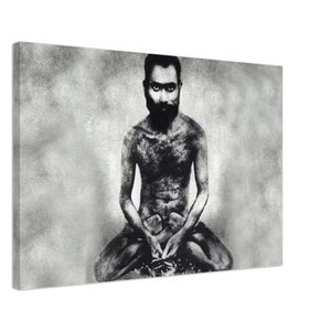 Sadhguru Sri Brahma - &#39;Will Be Back&#39; Canvas | Isha Yoga, Sadhguru Wall Art, Sadhguru Picture, Multiple Sizes