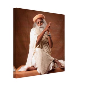 Sadhguru - ‘Sacrifice’, Canvas, Isha Yoga, Sadhguru Wall Art, Sadhguru Picture, Multiple Sizes