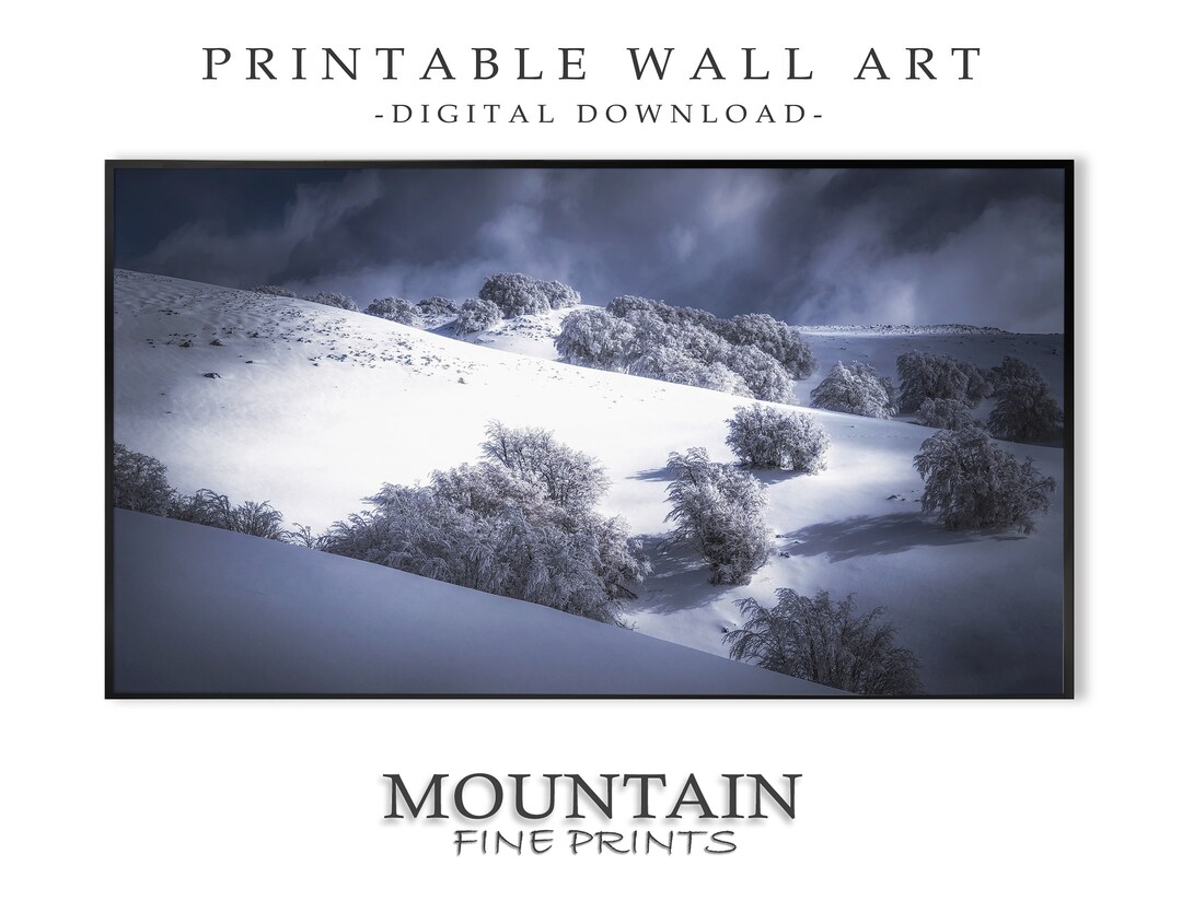Mountain Art Print Printable Mountain Art Photography - Etsy