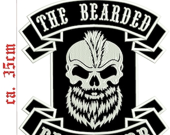 The Bearded Freebiker – back patch, or with your desired text
