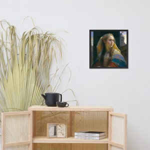 Saint Margaret of Scotland - framed poster