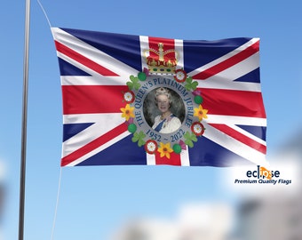 Queens Platinum Jubilee Flags Jubilee souvenir flags banners