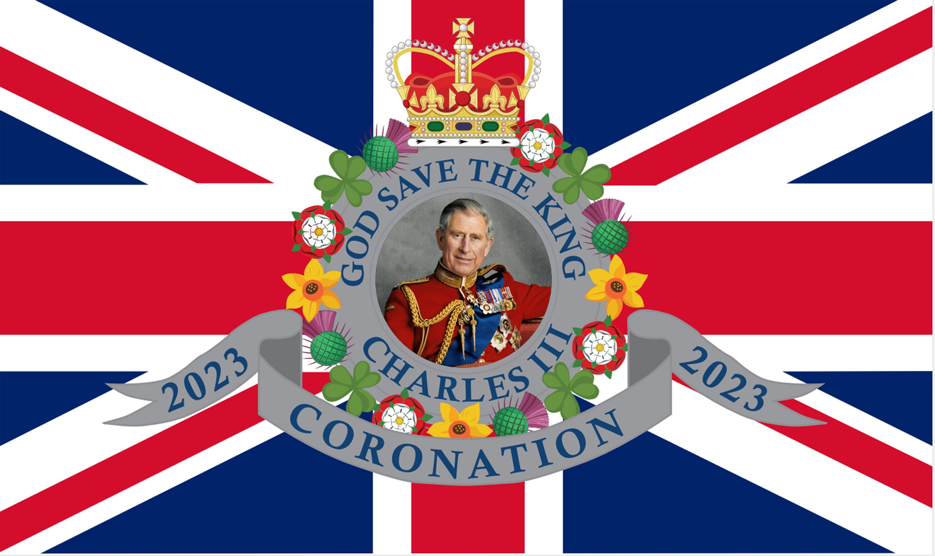 Made in the UK Official King Charles 111 Coronation Flags Top Etsy UK