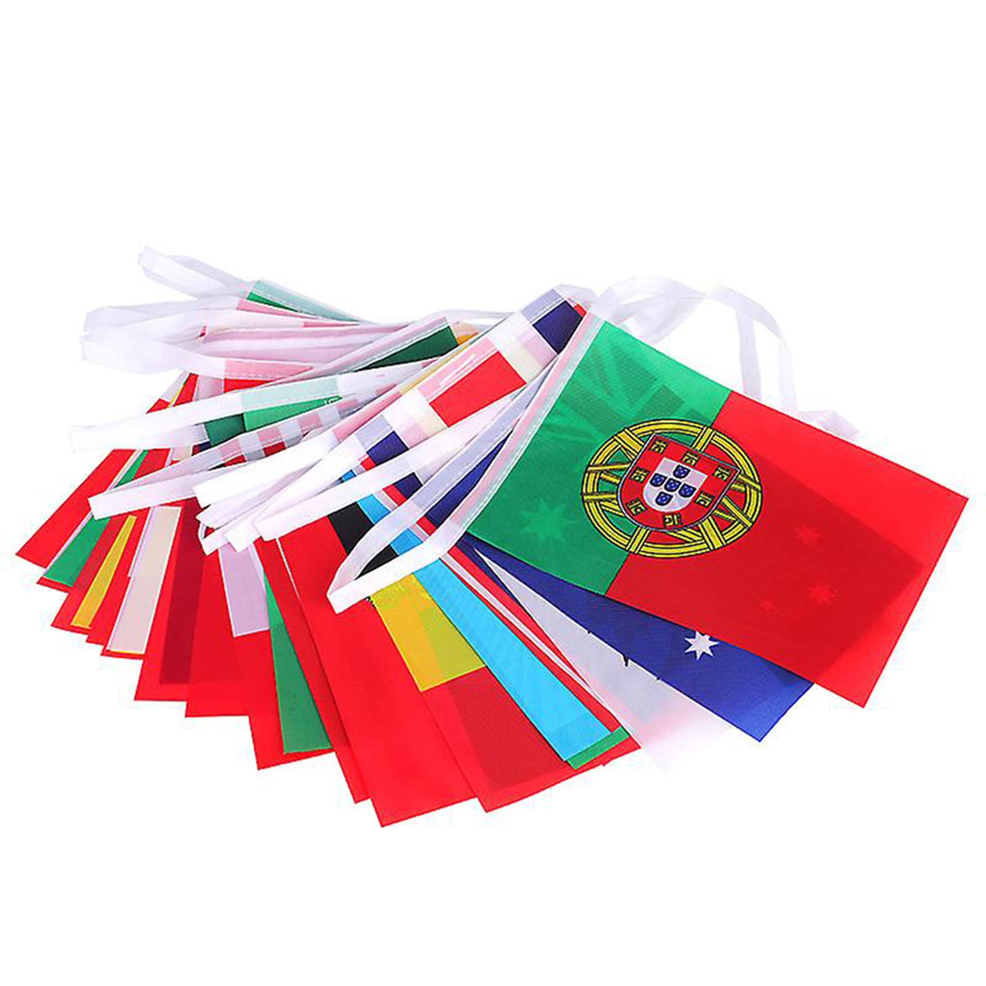 Fifa 2022 World Cup All 32 Teams Flags Bunting Football Soccer Banner