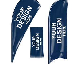 Advertising flags For Outside Shops and Businesses custom Flags Banners poles & bases included Free UK Delivery