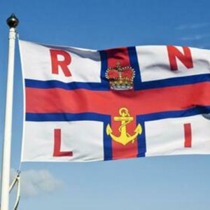 Official Flag Royal National RNLI Lifeboat Quality M.O.D Flag Material