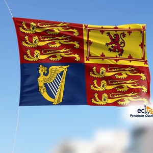 Made in the UK Official Royal Standard Flags Top Quality Eco Friendly Fabric Flags Every Size Available