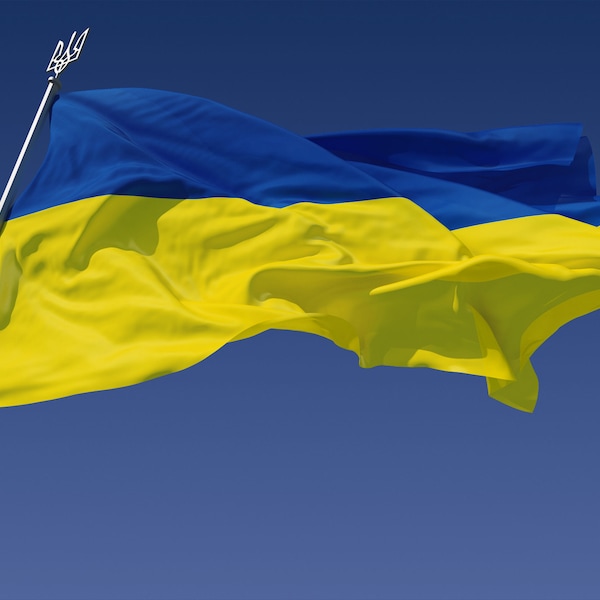 Ukraine flag 5X3 ft OR 3x2 ft Top Quality MOD GRADE Polyester Fabric Ukraine national flags Ukranian Flags