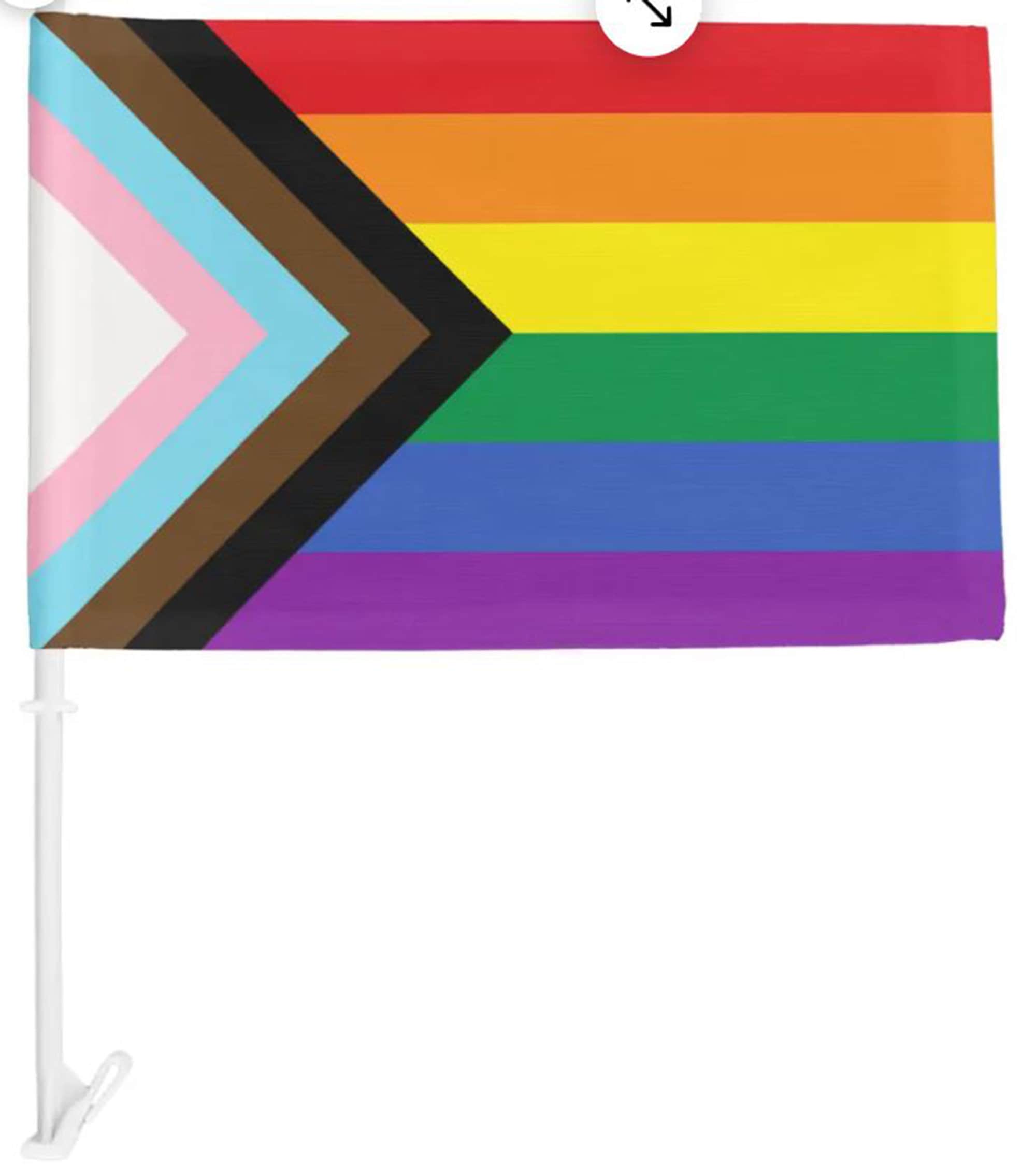 Banderas oficiales de orgullo progresivo para coche, banderas de ventana de  coche de arco iris de orgullo de progreso, pancartas para eventos del Orgullo  Gay, 2 banderas - Etsy México, image size:2000x2270