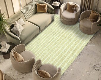 Teppich mit marokkanischem Muster, Wollteppich für Küche, Esszimmer, Wohnen und Zuhause, handgeknüpfte dekorative Teppiche, Teppiche mit in
