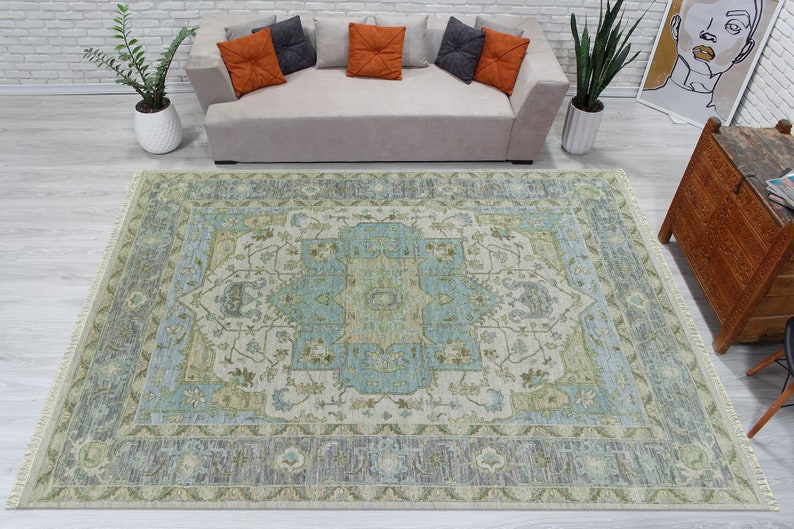 custom modern rug, turkish oushak rug, gift for her, handmade home decor, holiday decor, new ushak rugs, anniversary gift, wall decor rug, outdoor patio rug, customized rug, rugs for living room, wool area rug, oushak vintage rug, floor covering rugs