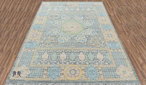 Custom 8x10 ft Dark Gray Wool Rug - Farmhouse Kitchen Decor - Cottagecore Dorm Room - Unique Christmas Gift Rug New Year Rug