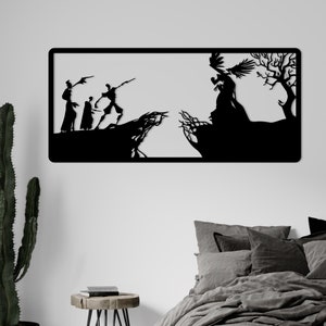 Drei Brüder Wandkunst, Hallowen Dekoration Kunst, Wohnzimmer Wandkunst, Metall Wanddekor, Luxry Wohnkultur, Housewarming Geschenk