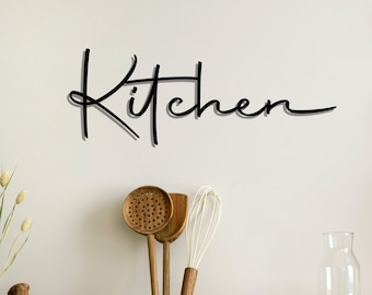 Custom Metal Word Sign - Personalized Name Wall Decor