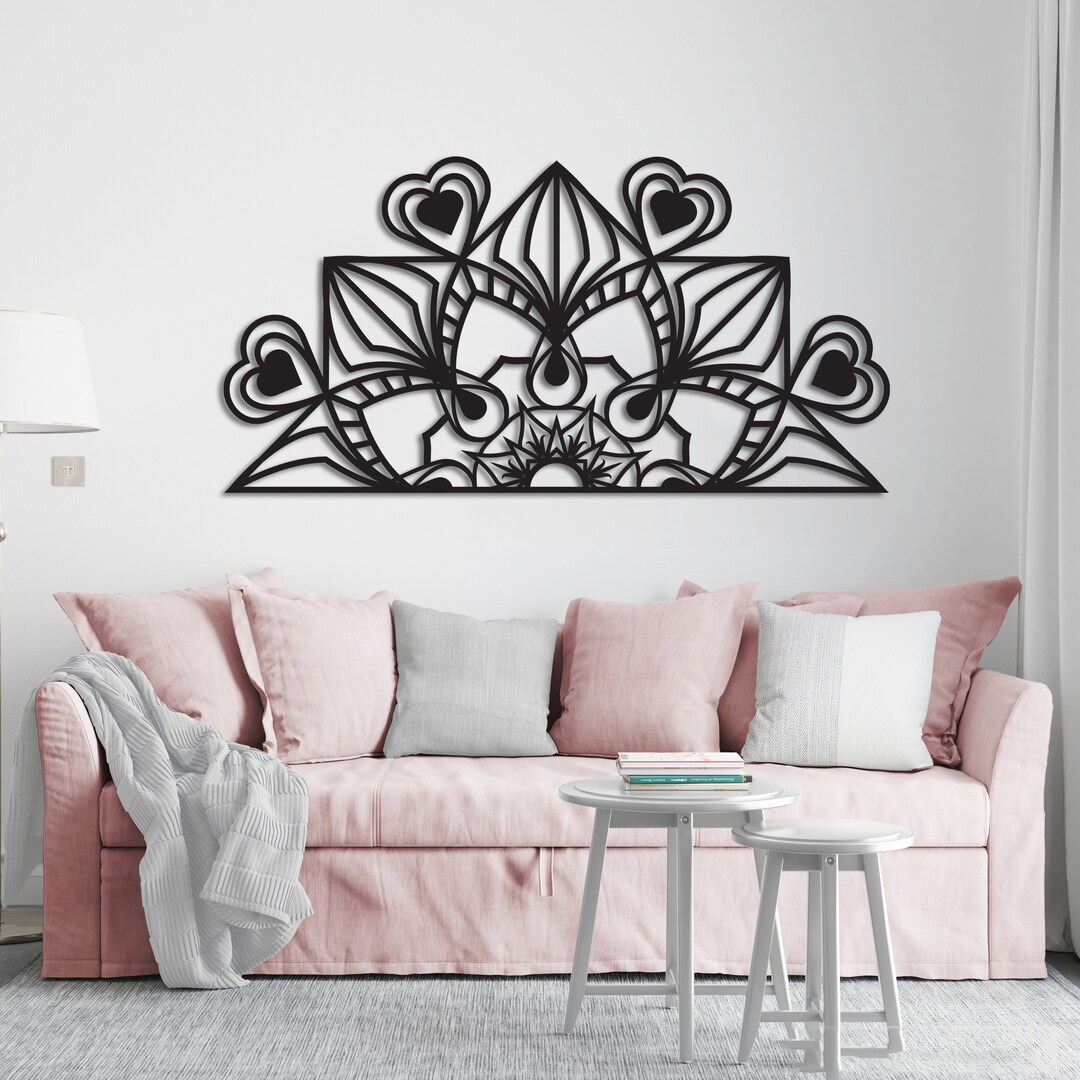 Metal Mandala Wall Art Metal Mandala Wall Hanging Decor Etsy