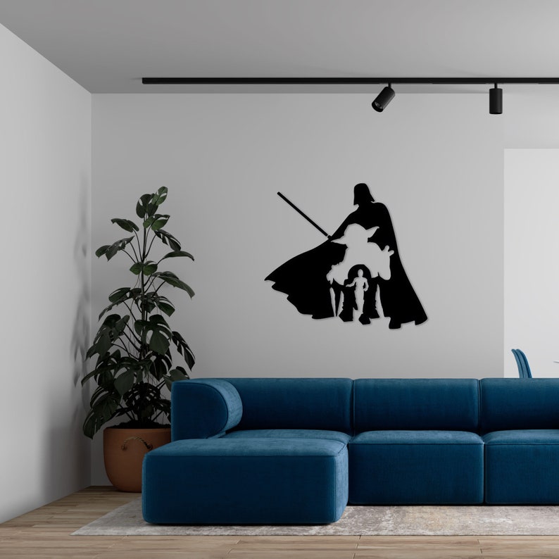Starwars Metal Wall Art Darth Vader