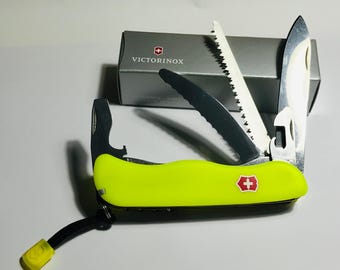 Raro coltellino svizzero Victorinox Fireman 111 mm Stayglow Glow New