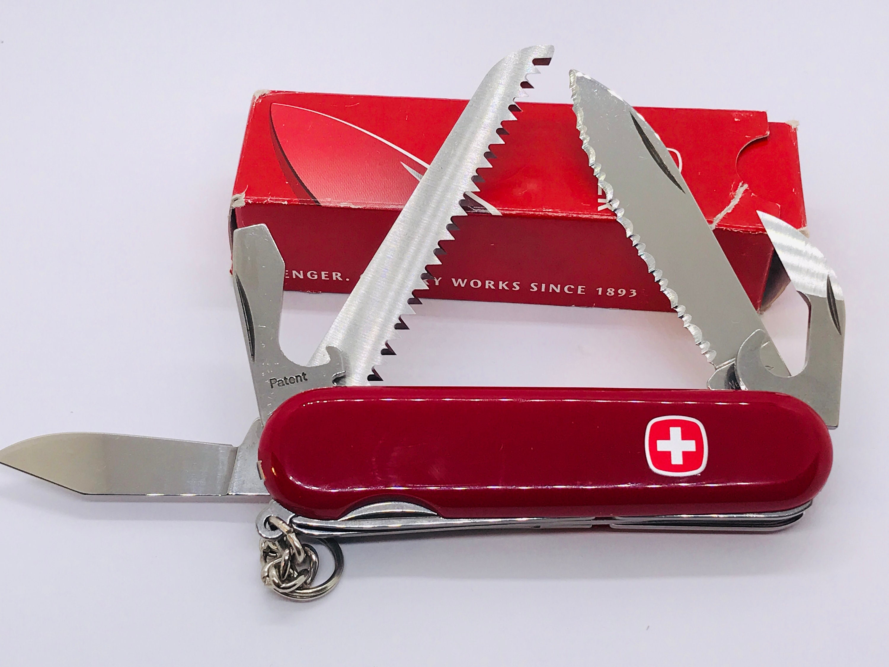 WENGER BACKPACKER 100 % Serrated Pocket Swiss Army Knife Etsy Denmark