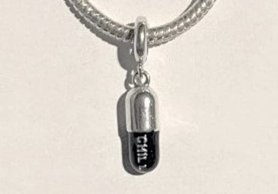 Pill store charm bracelet
