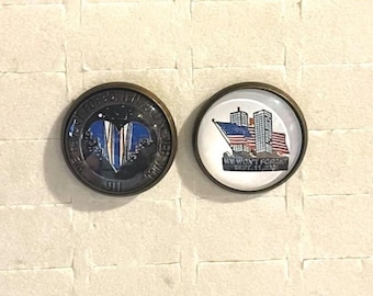 9-11 Brooch , USA, We Haven't Forgotten and We Never Will 9-11 Brooch Lapel ,Twin Towers Lapel Pin,911 Lapel Pin, September 11th Pin/choose
