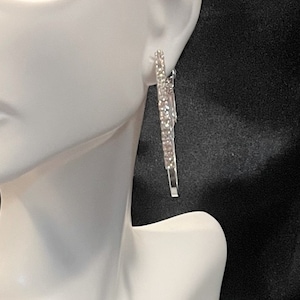 Crystal Hoop Earrings  , Boho Hoop Earrings , Jewelry For Women/Girls