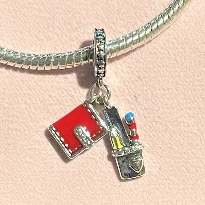 School Charm Fits Pandora Bracelets Teacher Charm Student