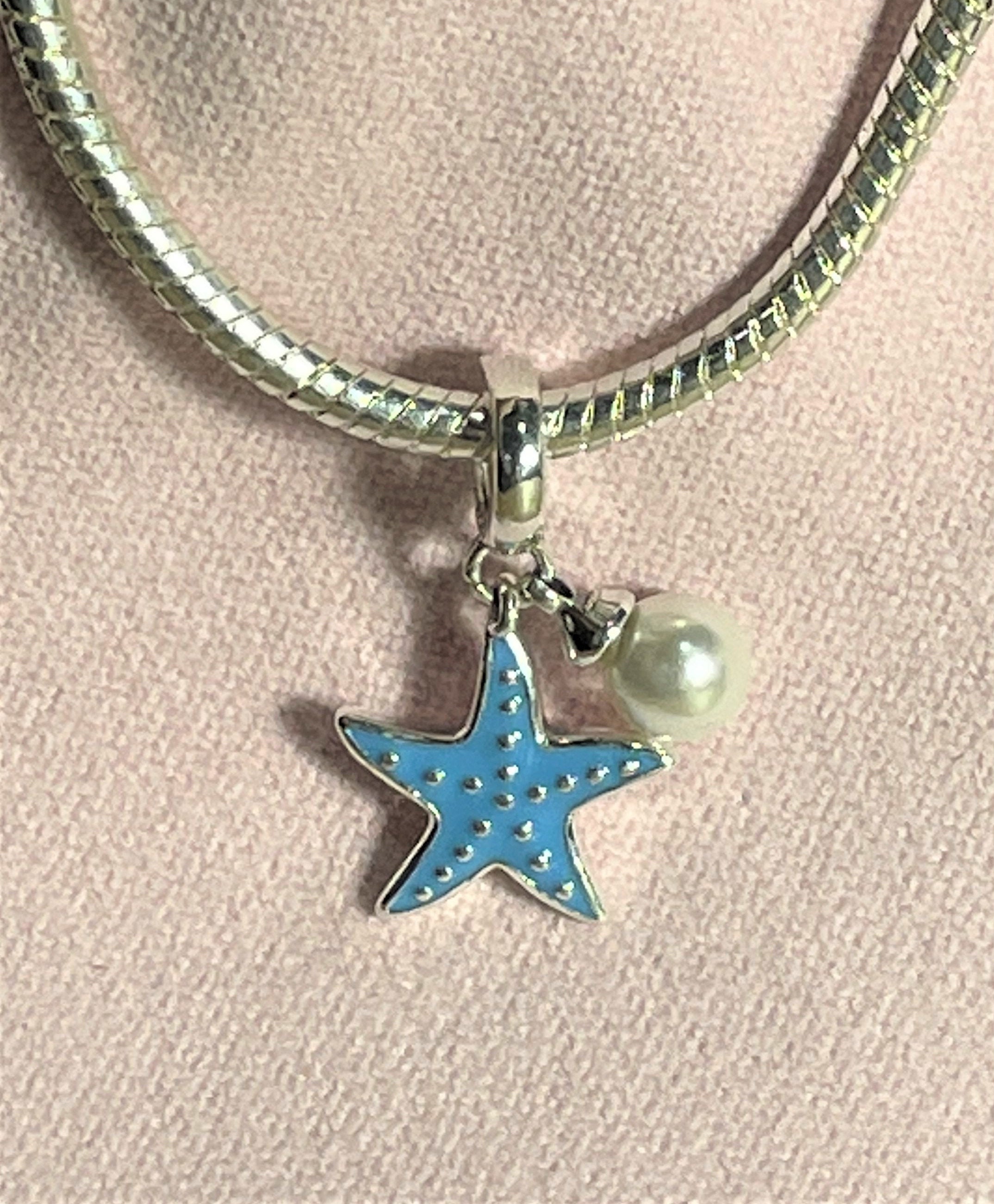 925 Sterling Shining Silver Shining Stars and Moon Pendant Necklace Fa