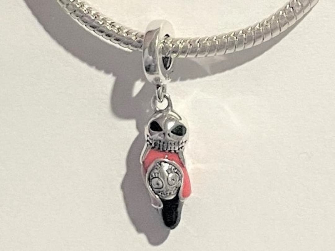 Jack & Sally Skellington Pandora Fit Charm Nightmare Before Etsy